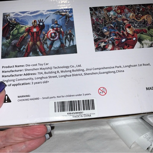 Avengers Marvel 100 Piece Puzzles 16.2X10.6 Each. 3+ Years Big PCS Set Of 2 New - Picture 9 of 16